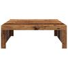  Coffee Table, Old Wood Color, 100x100x35 Cm