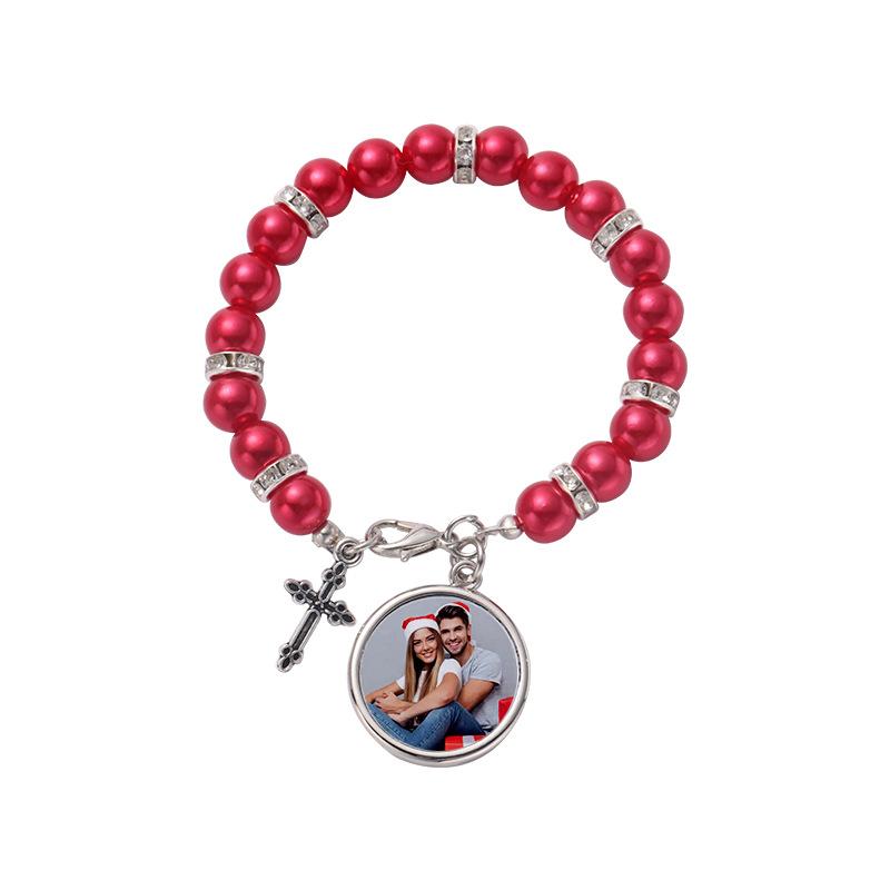 Hot New Transfer White Pearl Alloy Bangles Korean Ins Trendy Women's Girlfriend