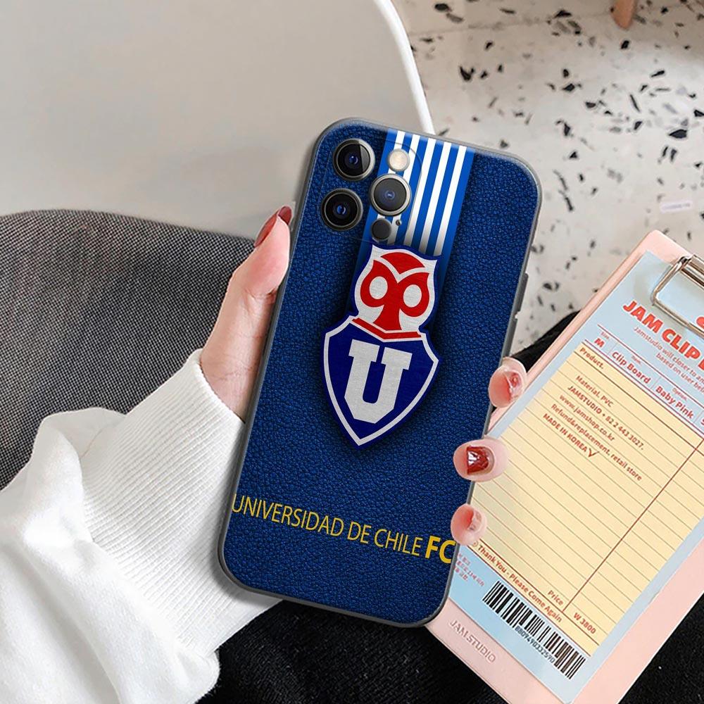 

Чехол для телефона iPhone 11 12 13 Pro Max 7 8 2022 SE XR XS Max 5 5s 6 6s Plus Силиконовый чехол Роскошный логотип Чилийского университета iPhone 5 5S SE