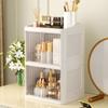Transparent Cosmetics Storage Box Dust-proof Double Door Storage Box  Bedroom