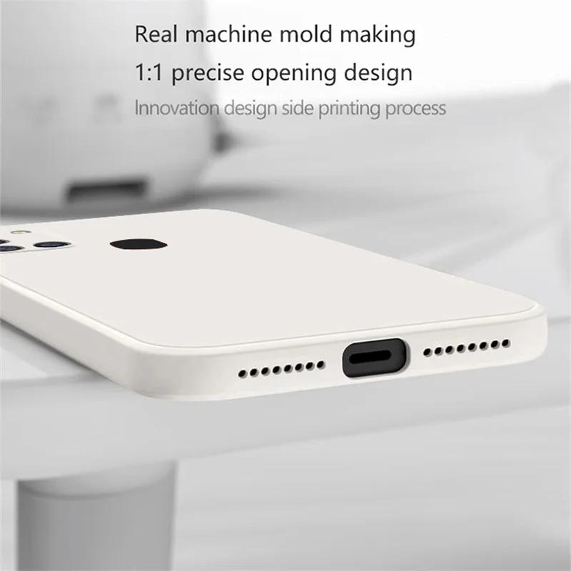 For Samsung Galaxy A21S A22 A31 A32 A42 M22 M32 Shockproof Soft Back Cover Housing Liquid Silicone Mobile Phone Case