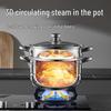 Chui Da Huang 304 Stainless Steel Double Layer Steamer Pot