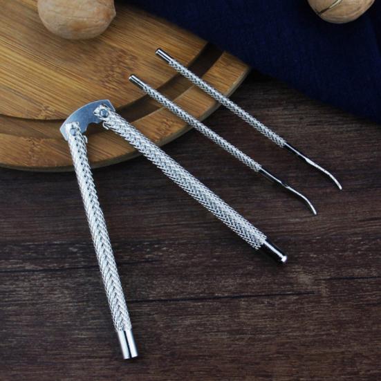 

1 комплект, орехокол из нержавеющей стали, многофункциональная противоскользящая ручка, орех пекан, каштан, крабовый нож, плоскогубцы, зажим для щипцов, зажим для шелухи, инструмент для кухни