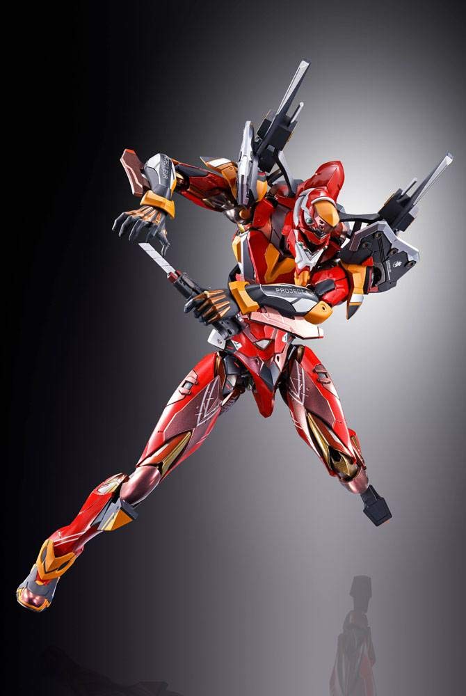 Bandai Figurine Evangelion Production Model Metal Build 22cm 4573102605047 - - Eva-02 -