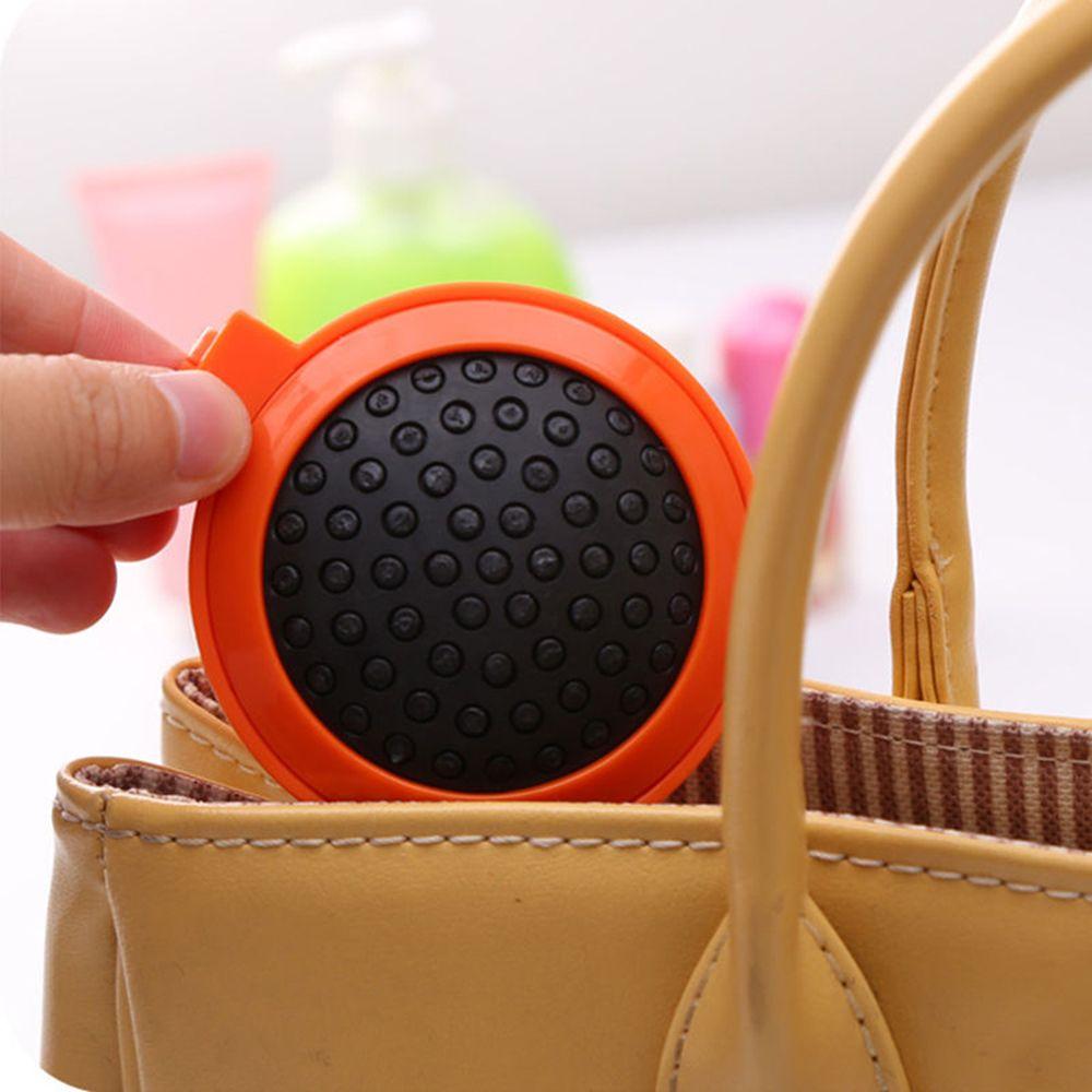 Compact Travel Comb Folding Hair Brush Scalp Massager Cosmetic Mirror Included Beauty Tools