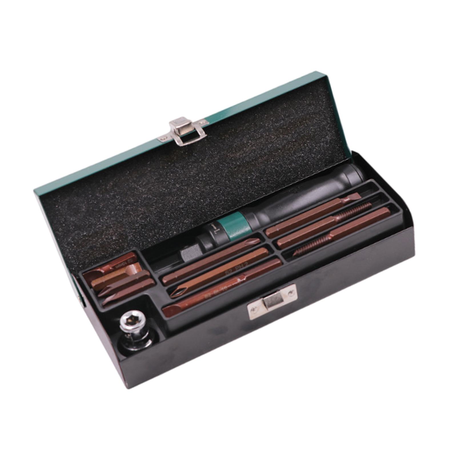Carbon Impact Screwdriver Set Detachable Head Reversible Direction Driver Chisels Bit Tool For Industrial Repairs