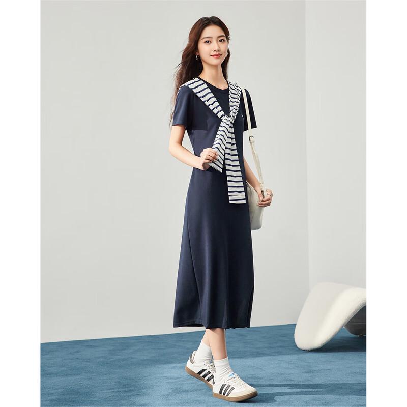 IEF Women's 2025 Korean Style Casual Long Dress