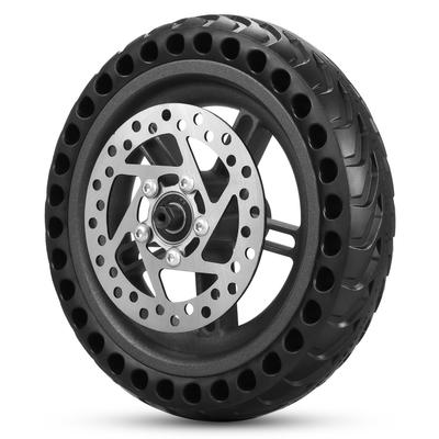 Pneu traseiro de scooter elétrico com conjunto de freio a disco de cubo de roda de 8,5 polegadas roda de scooter elétrica sólida