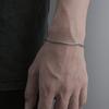 1pc Simple Fashion Chain Bracelet, Stainless Steel Jewelry, Men's Fashion Basic Bracelet, Men's Accessories, Versatile for Daily Wear,