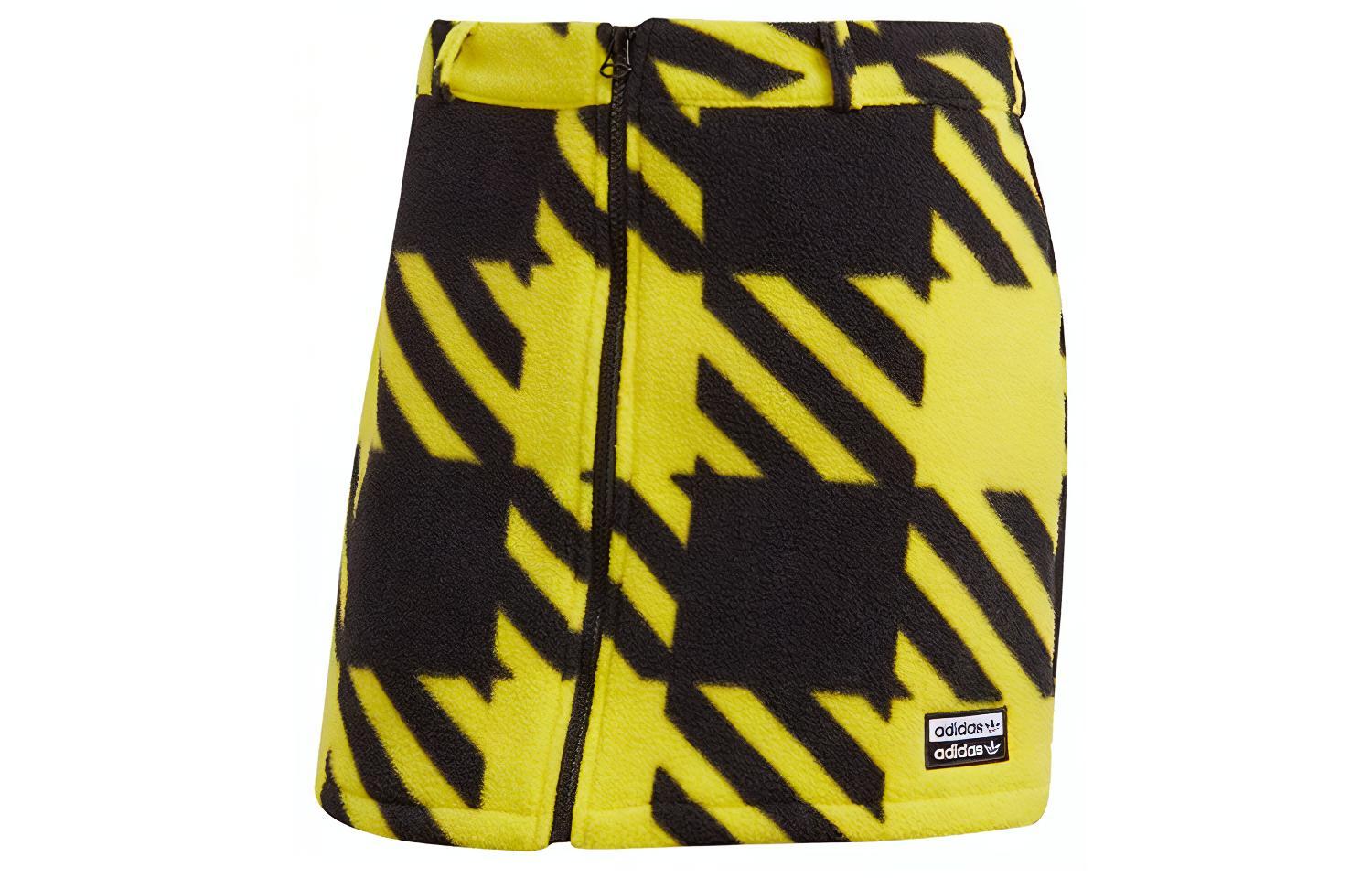Adidas Originals Casual Short Skirts Women s Lemon GD3962 40