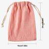 Elegant Organziers Cotton Pouches with Drawstrings Storage Bags Home Accessory for Gifts and Party Supplies Daily Use 6XDE