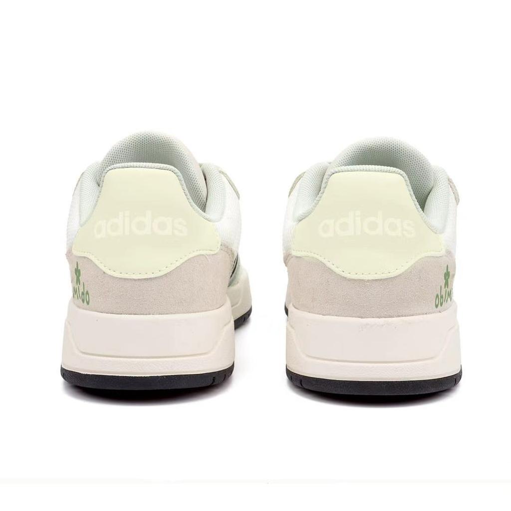 Adidas ENTRAP Slip Resistant, Abrasion Resistant, Breathable Low top Skateboard Shoes Unisex White Green JI2546(Team2264- )