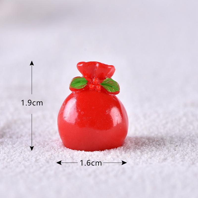 Santa Mini Christmas Claus Snowman Micro Landscape Miniatures Ornament Figurines