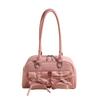 Bow Underarm Bag Women's New Niche Baguette Bag Bowling Commuter Versatile Shoulder Handbag