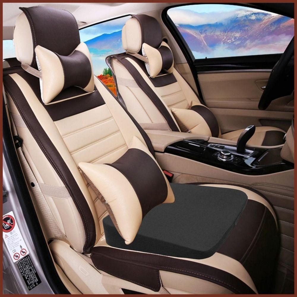 Non-slip Car Booster Seat Cushion Breathable Increased Seat Pad Auto Height Boost Mat  Office Chair