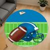 1PC football helmet Office Round Area Rug, Under Office Chairs Bedroom Living Room Home Decor,Carpet for Office, -1110256