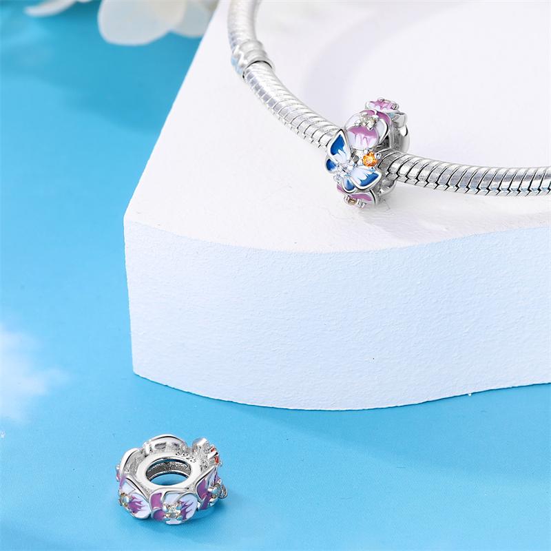 Charm Copper Romantic Flower Theme Collection Beaded 3Mm Original Bracelet Necklace Women Luxury Diy Exquisite Jewelry Gift