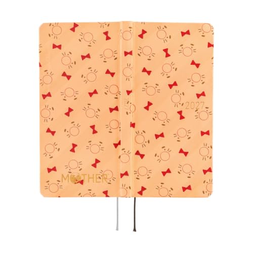 Hobonichi Techo 2027 Weeks English Version MOTHER Dosei-san Design January Start Weekly Planner Left Slim Vertical