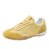 Women's Summer Cowhide German Training Shoes - Breathable, Comfortable, Lace-up, Soft Sole, Versatile Casual Sports Sneakers