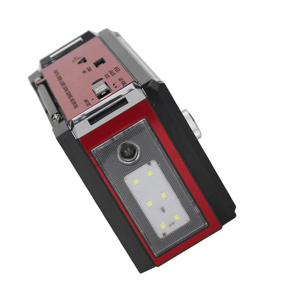 New RX-381 LED Lighting Portable Wireless Bluetooth Speaker AM FM SW Multi-band Radio Speaker with USB/TF MP3 Music Player