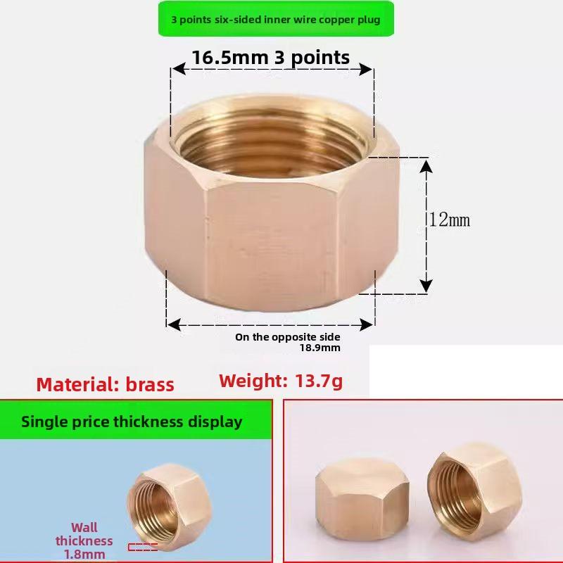 

G1 1/4 1/8 3/8 1/2 3/4 G2 BSP Female Threaded Brass Pipe Hex Head Brass Stopper End Cap Plug Plumbing Fitting Connector Adapter Other