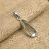 Glorious White Topaz Gemstone Handmade 925 Sterling Silver Jewelry Pendant For Women
