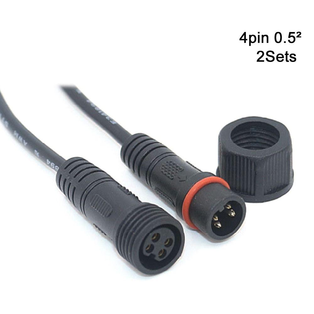 3Pin 4Pin Display Pin 2Pin3Pin4Pin Cable Waterproof Connector Line Optional Cable Base Connector