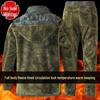 Unisex Autumn/Winter Mountaineering Suit: Velvet-Lined, Durable, Warm, Wear-Resistant Outdoor Workwear.