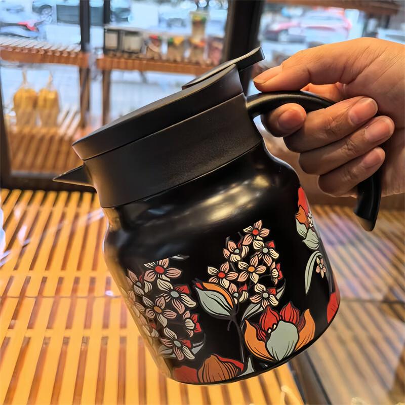 BEANBEANLOVE 316 Stainless Steel Thermal Tea Pot with Infuser