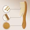 Anti Static Wide Tooth Hair Comb Wood Comb For Hair Styling Detangling Hair Brush Women Head Scalp Meridian Massage Brush