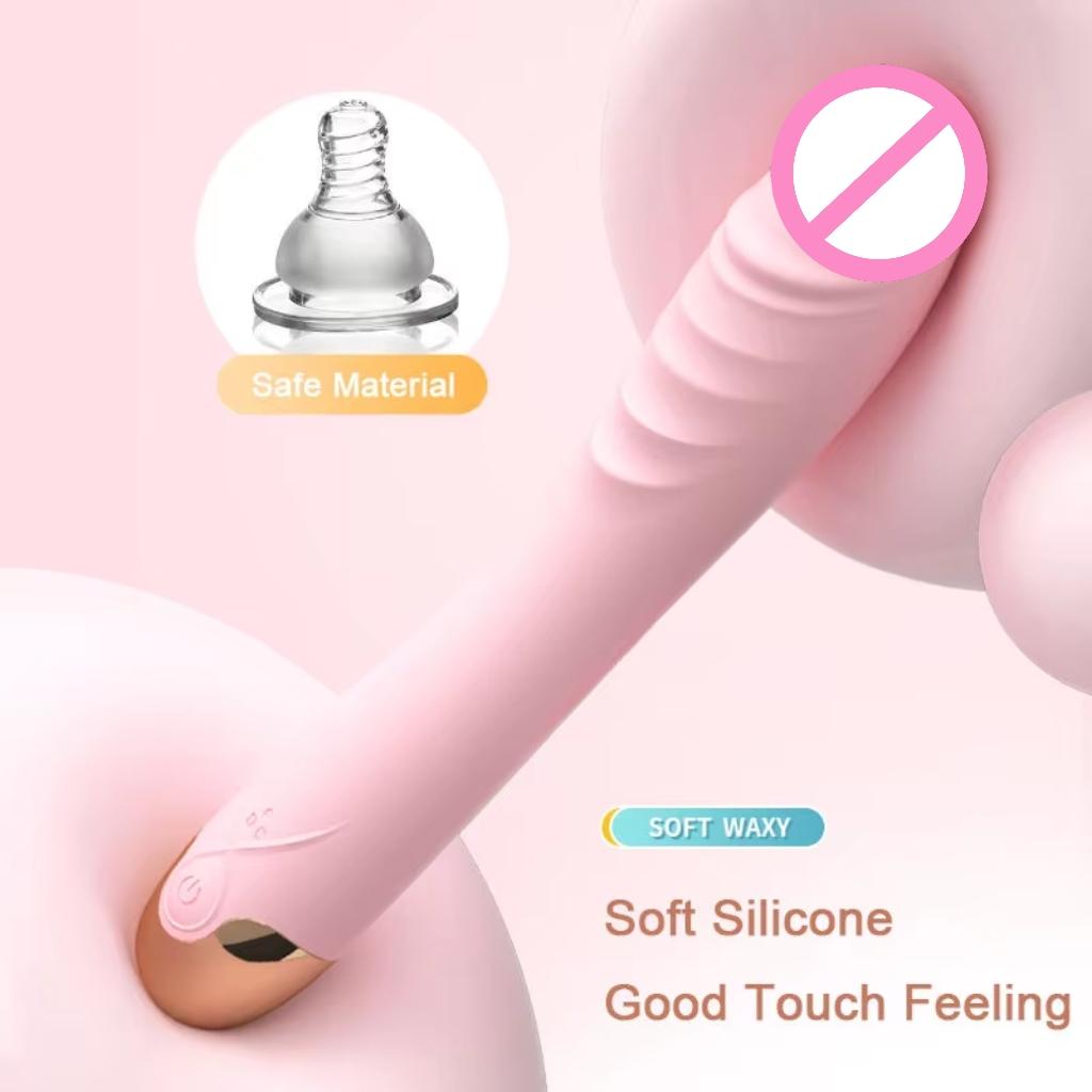 Female AV Wand Rotating Swinging Vibrator - 50dB Low Noise Orgasm Adult Sex Toy Women Masturbator for Adult Intimate Toy