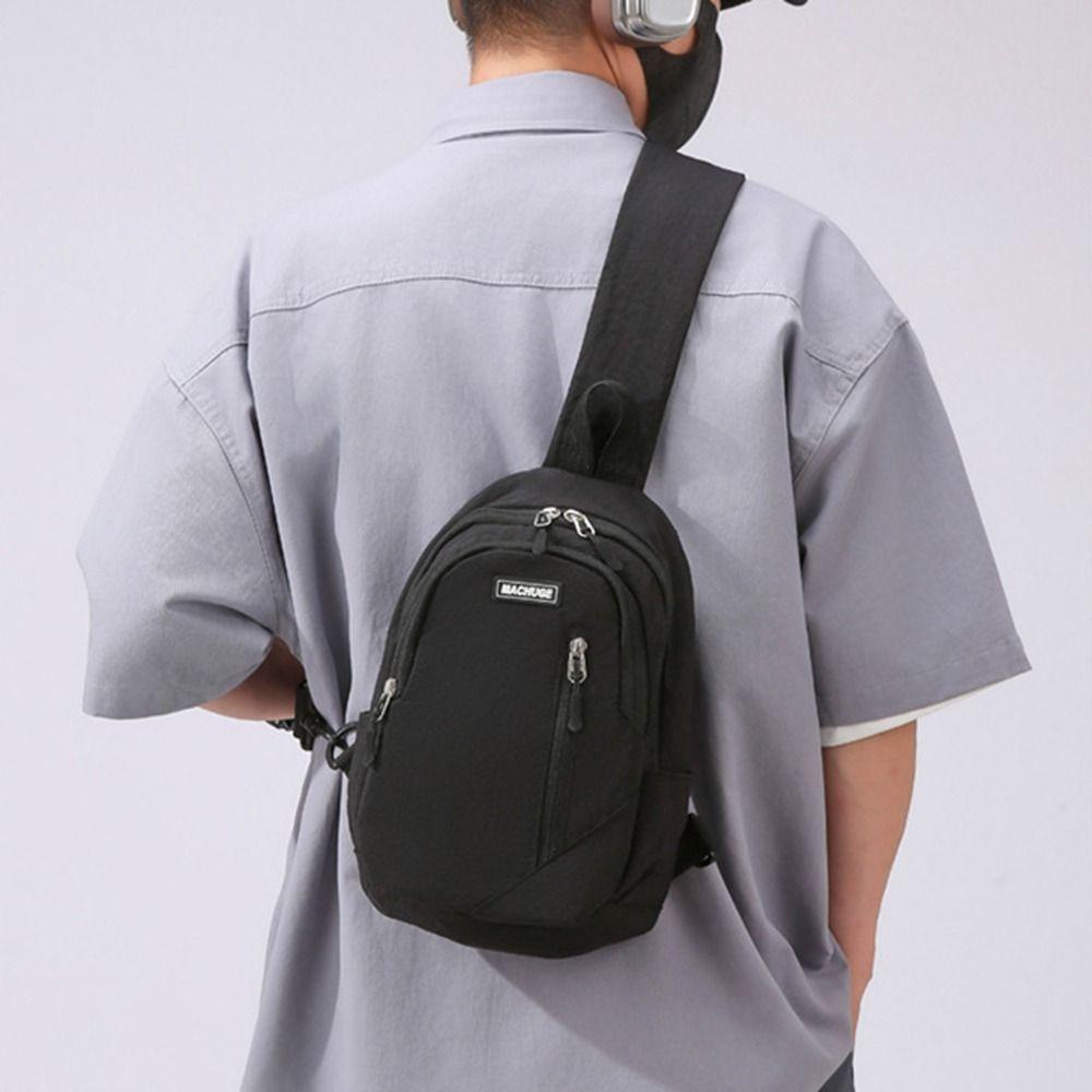 Casual Sling Backpack Nylon Men Crossbody Bag Fashion Shoulder Bag  Unisex