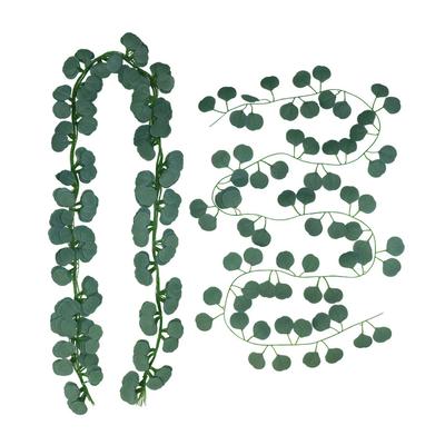 Fake Eucalyptus Leaves Rattan Wedding Party Home Table Decoration Ceiling Wrapped with Fake Leaves