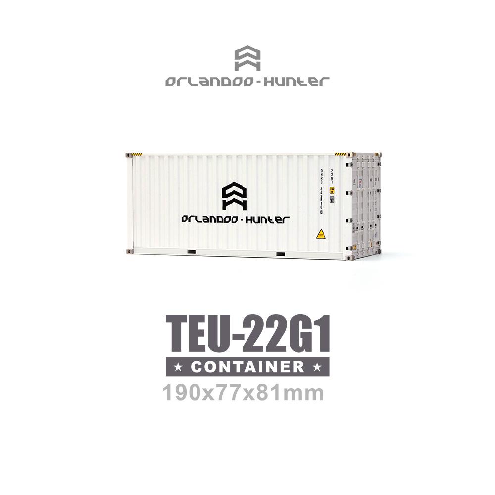 

Orlandoo Hunter TEU-22G1 FEU-42G1 1/32 20-футовый/40-футовый Контейнер Несобранный Белый DIY Набор RC Автомобили Модели Детали