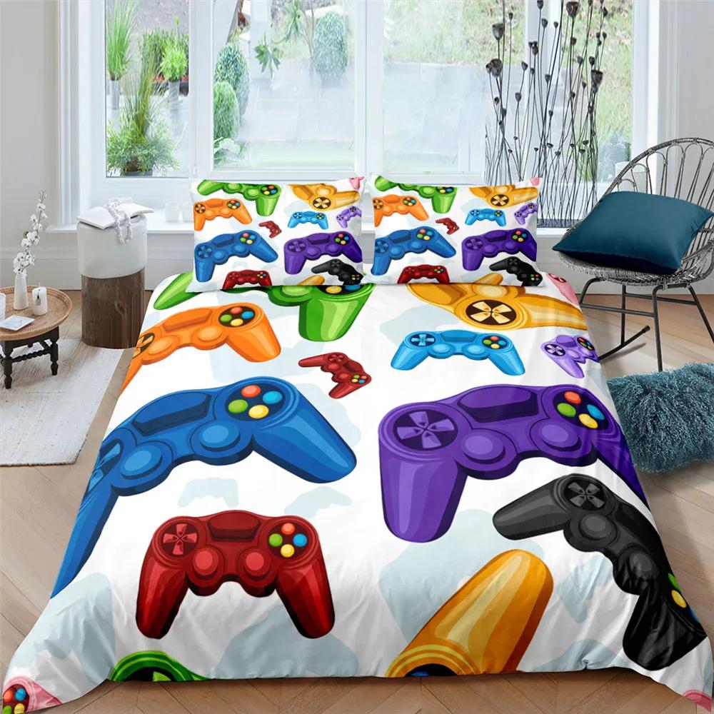 Home Textiles Bedding Set Gamer Life 3D Pattern Printed Duvet Cover Set Twin Full Queen King Boys Adults Polyester Quilt Cover