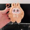 Labubu Little Rabbit Mini Coin Purse - Cute Cartoon Portable Bag with Hang-on Feature