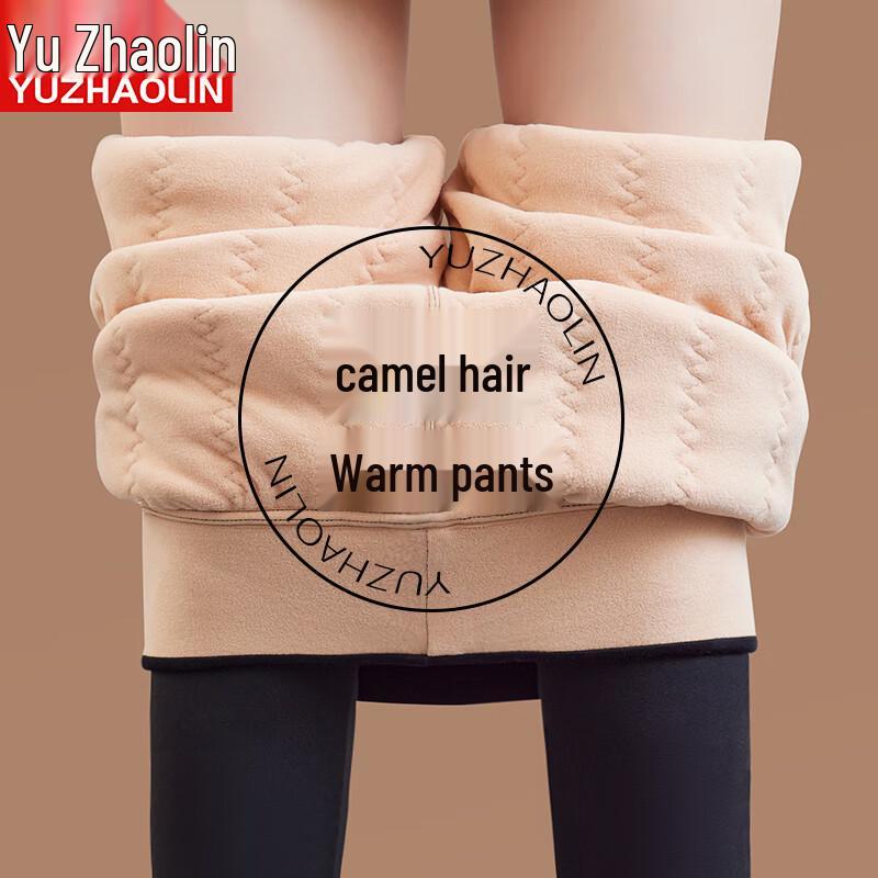 

Юй Чжаолинь Женские Ультра-Толстые Зимние Леггинсы на Верблюжьем Флисе One Size Fits All
