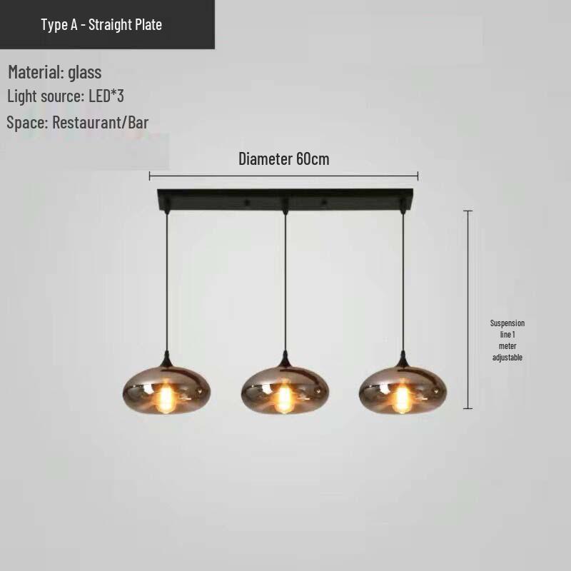 

Современная многорожковая стеклянная люстра-подвес для столовой Without Light Source
