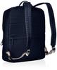 Nylon X Leather Square Backpack Dark Navy [Isaac] Y91-05-03