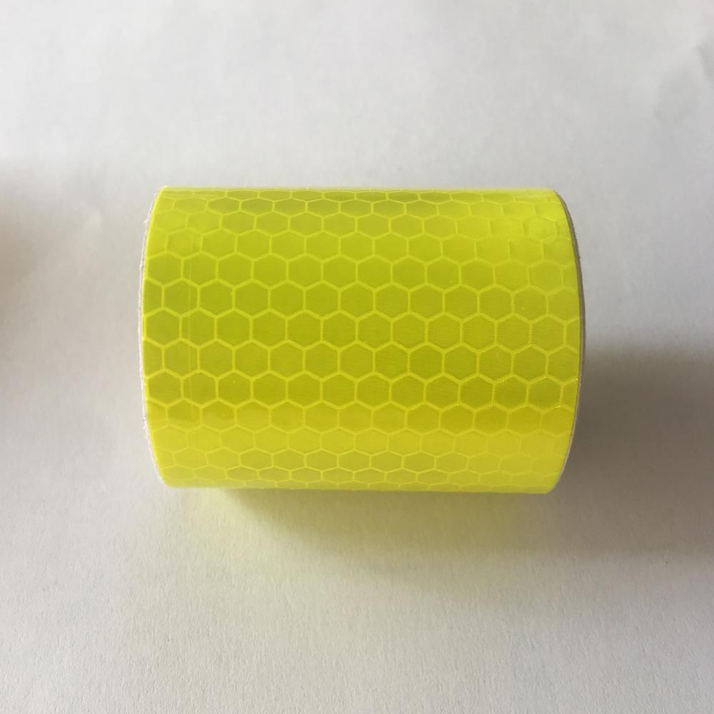 *5cm Fluorescent Reflective Safety Warning Conspicuity Tape Film Sticker yellow #1