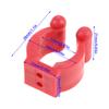 10pcs Multi-functional Fishing Pole Holder Clip Storage Rack Clamps Black/Red/Blue Cue Clips Fishing Rod Storage Rack 14mm/17mm
