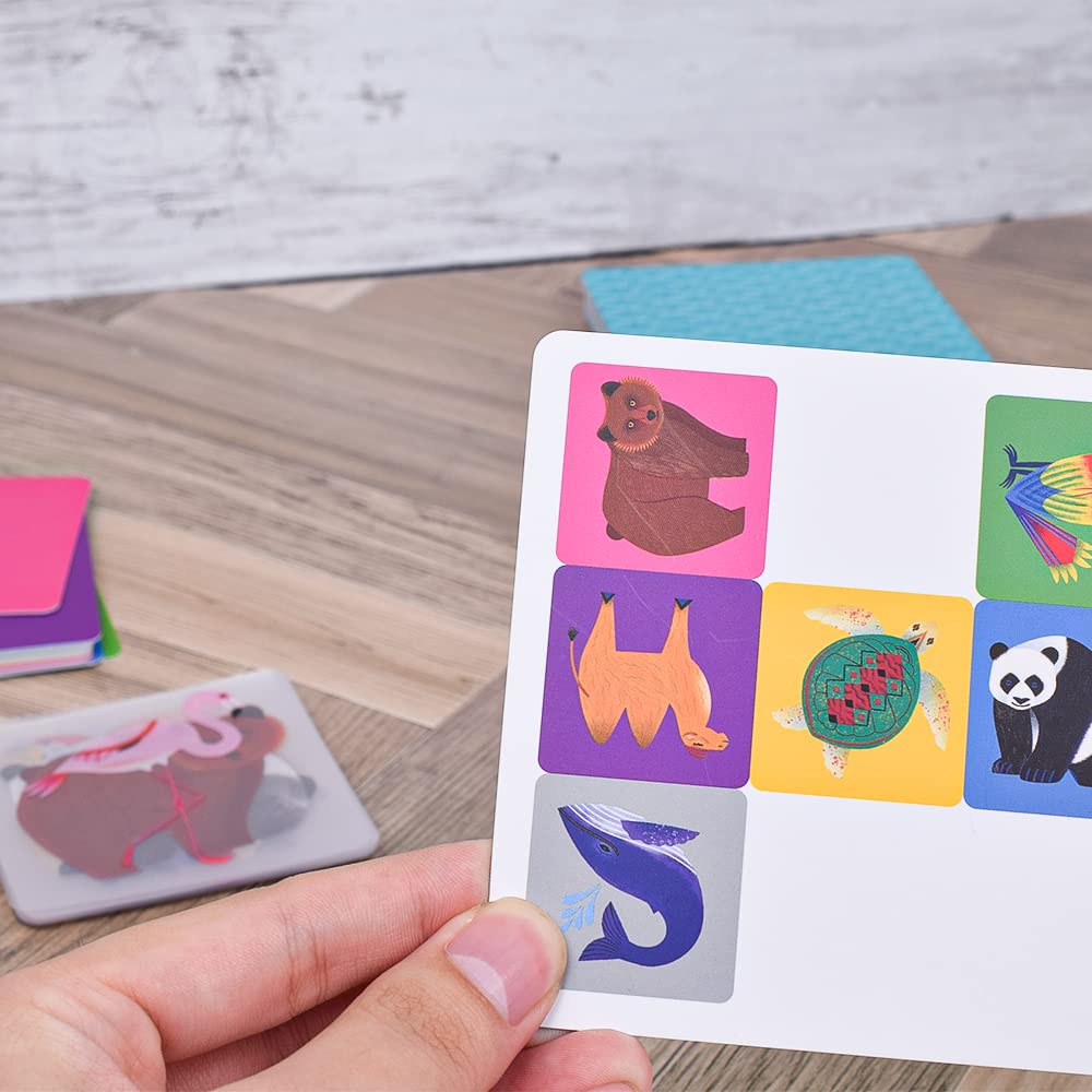 DJECO Twist Up Kortspill Kommunikasjon Pedagogisk Leke Søt Stilig Montessori Alder 5 6 7 8 9 10 Gutter Jenter Voksne Skolestartgave Barneskole