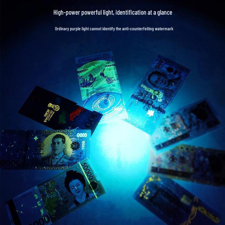Detektor ID a bankovek s UV světlem, jadeitovým světlem a fluorescenčním perem