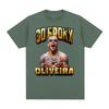 Charles Oliveira Do Bronx Fan Gift T Shirt Unisex Women Fashion Vintage Short Sleeve Tshirts Casual Cotton Cool Oversized Tshirt