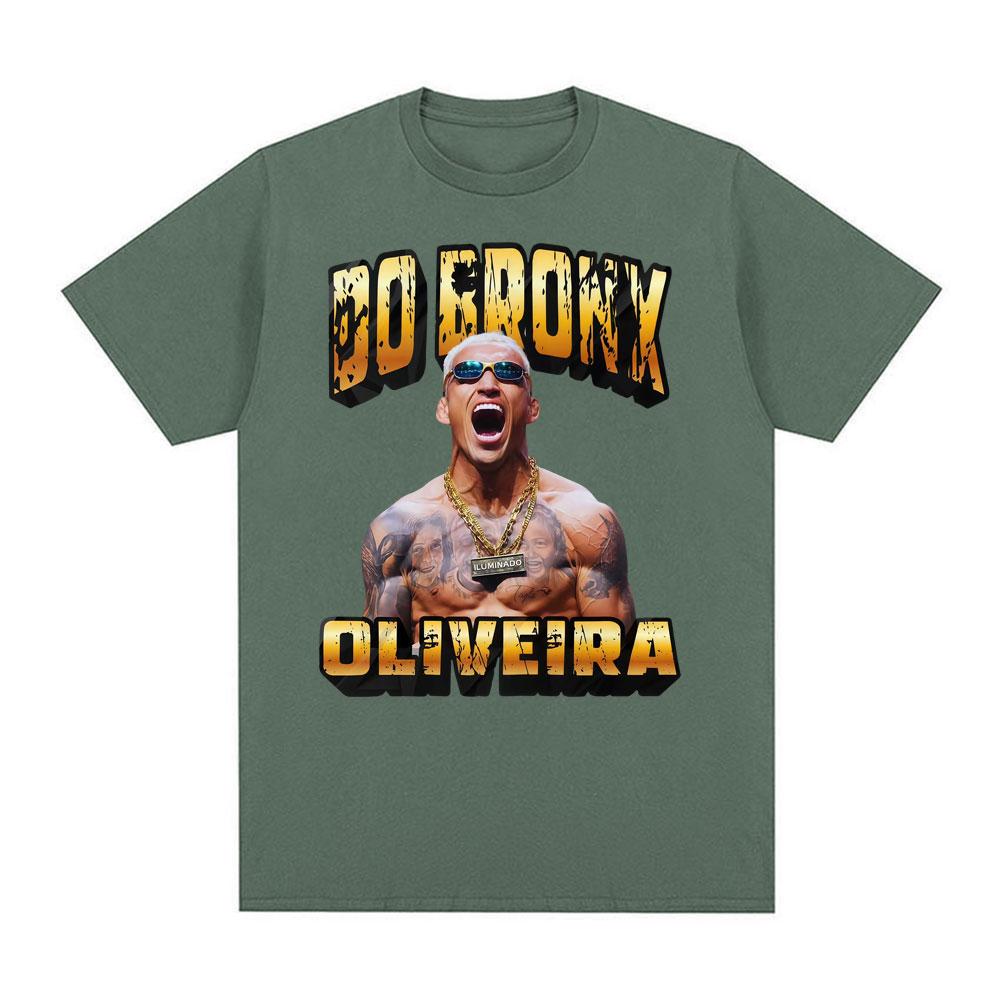 Charles Oliveira Do Bronx Fan Gift T Shirt Unisex Women Fashion Vintage Short Sleeve Tshirts Casual Cotton Cool Oversized Tshirt