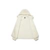 THE NORTH FACE Fleece Hoodie Jacket White (Unisex) Jackets NJ4FM57A