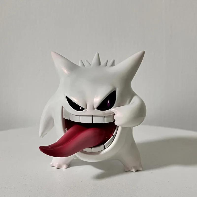 9cm Pokemon Gengar Figure Transparent Model Adorable Anime PVC Action Figurine for Room Decoration Collection Present for Fans