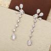 Hot Brand Vintage Earrings for Women Luxury Jewelry Fashion Pure 925 Silver Designer Eardrop Diamond  Lady Stud Earrings