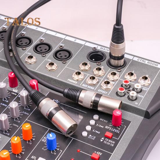 XLR Y-rozbočovací kabel XLR samec - duální XLR samice Y-rozbočovací 3pinový vyvážený mikrofonní kabel pro mikrofony, mixážní pulty, výkonové zesilovače