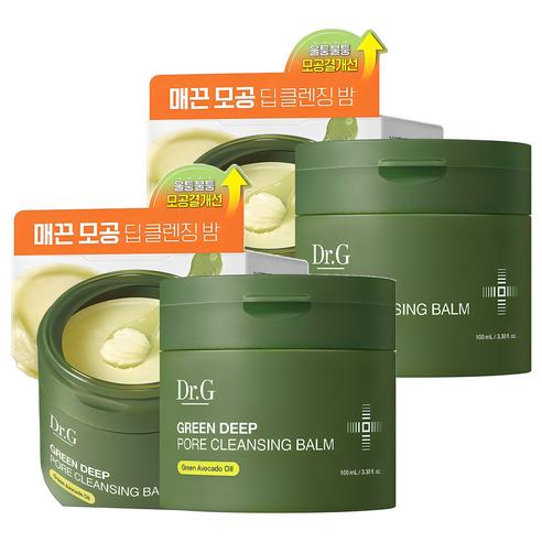 Dr.G Green Deep Pore Cleansing Balm Makeup Remover & Blackhead Care 100ml x 2 Set